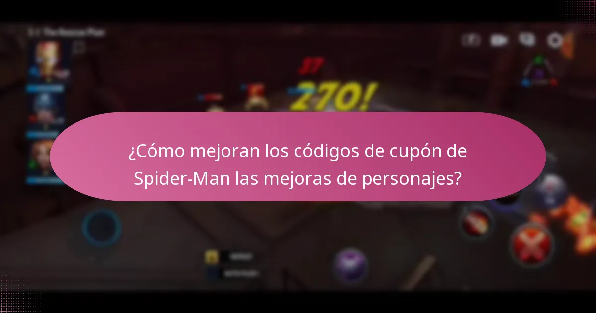 ¿Qué eventos promocionales cuentan con códigos de cupón de Spider-Man?