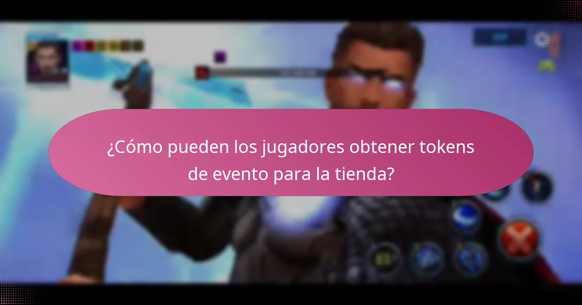 ¿Cómo pueden los jugadores obtener tokens de evento para la tienda?